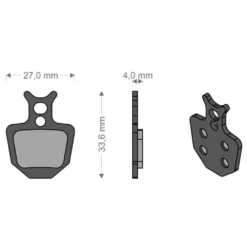 Pastillas Freno Disco Orgánicas Oro Formula -Sramshox Tienda brenta ciclo pastillas freno disco organicas oro formula 1