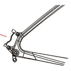 LOOK Adaptador Freno Trasero 920