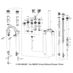 ROCKSHOX Amortiguador Tora 289/302 Mm -Sramshox Tienda rockshox amortiguador tora 289 302 mm 1