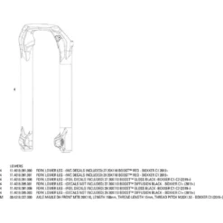 ROCKSHOX BoXXer C1 2019+ 29´´ Boost Horquilla Pierna Inferior