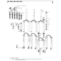 ROCKSHOX Recambio SID 120 Mm