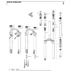 ROCKSHOX Resorte Interno Izquierdo Solo Air XC30 26 80