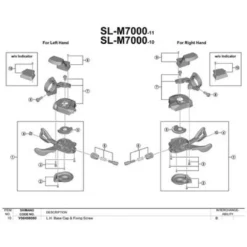 Shimano SLX SL-M7000 Izquierda