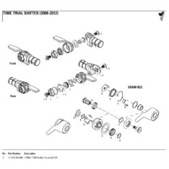 SRAM Time Trial Shifter Screw Kit Front/Rear -Sramshox Tienda sram time trial shifter screw kit front rear 1
