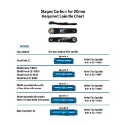 Stages Cycling Spindle For Sram/Easton BB30 5 Stages Cycling Spindle For Sram/Easton BB30 -Sramshox Tienda stages cycling spindle for sram easton bb30 1